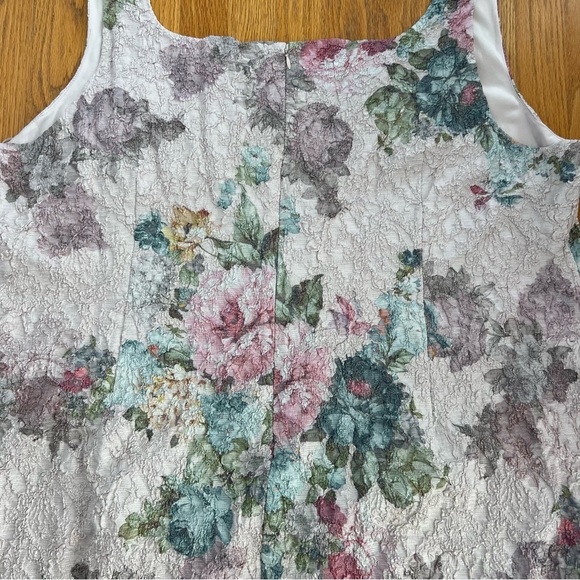 ADRIANNA PAPPEL Plus Size Floral Ruched Formal Dress Size 30W NWT - Picture 16 of 16